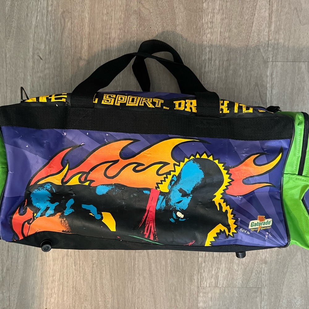Vintage 90s Gatorade NBA duffel bag